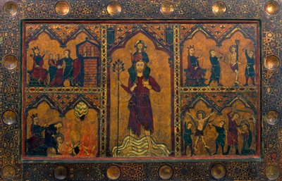 Altar frontal of Saint Christopher by Master of Soriguerola